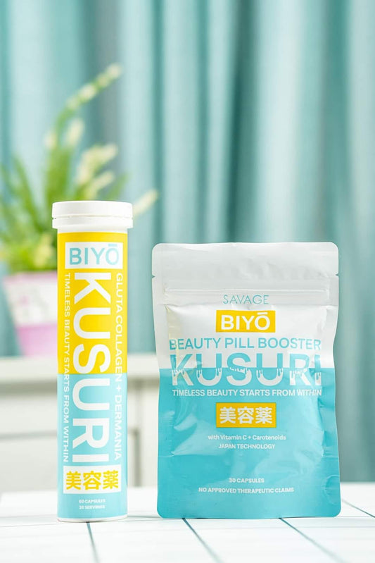 Savage BIYO Kusuri Gluta Collagen + Dermania & Pill Booster Combo