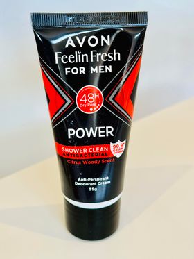 Avon Feelin Power Shower Clean Antibacterial Deo Cream 55g
