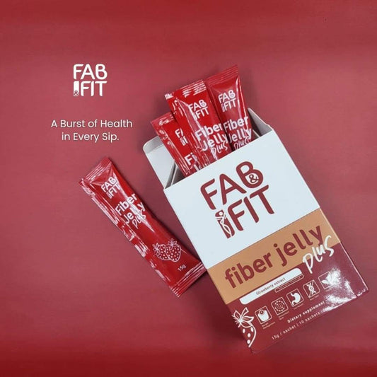 FAB & FIT Fiber Jelly Plus Strawberry Extract