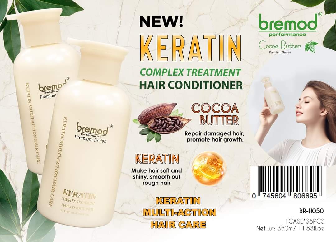 Bremod Premium Series Keratin Shampoo 350mL