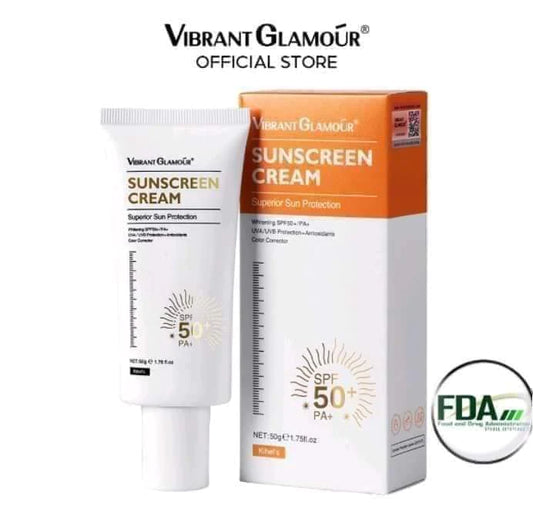 Vibrant Glamour SUNSCREEN Cream Superior Sun Protection Whitening SPF+/PA+