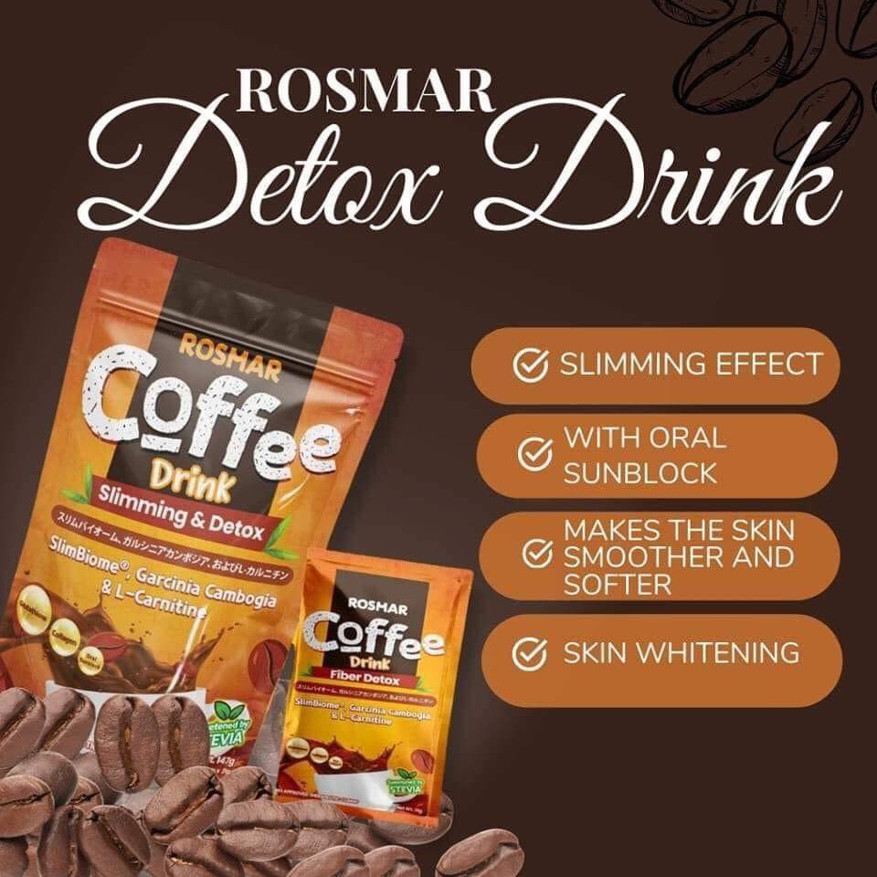 Rosmar Coffee Drink Slimming & Detox 147g 7sachetsx21g