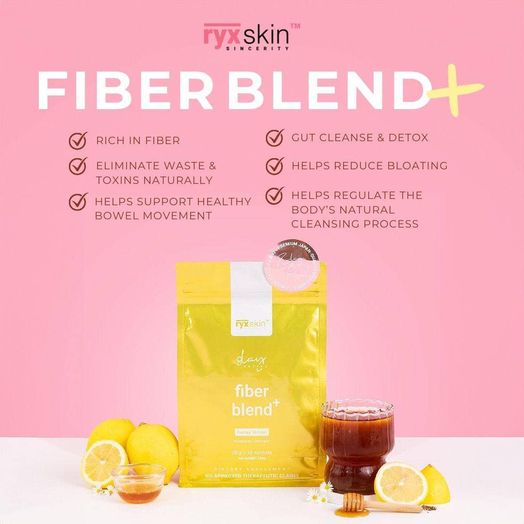 RYX Fiber Blend Honey Lemon Powdered Juice Mix 200g 20gX10sachets