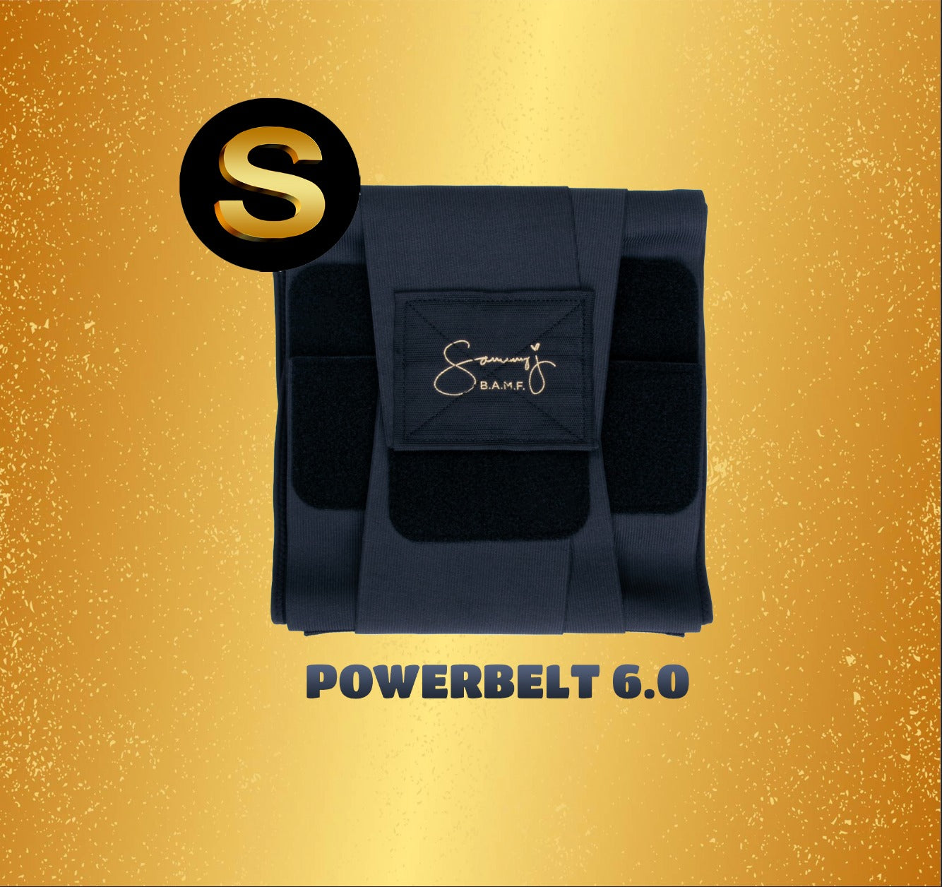 Sammy J Gold Power Belt 6.0