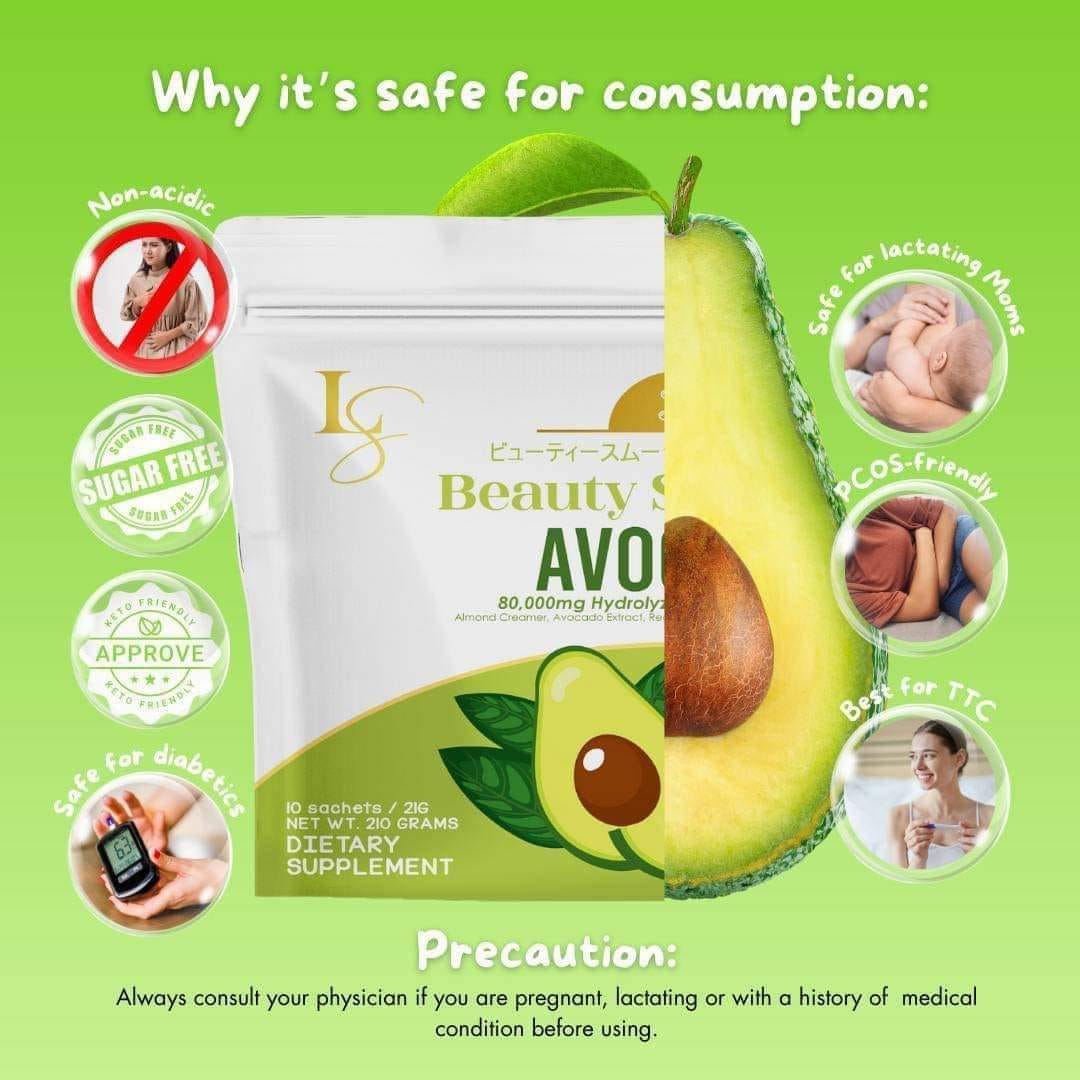 Luxe Slim Beauty Smoothie Avocado 10sachets