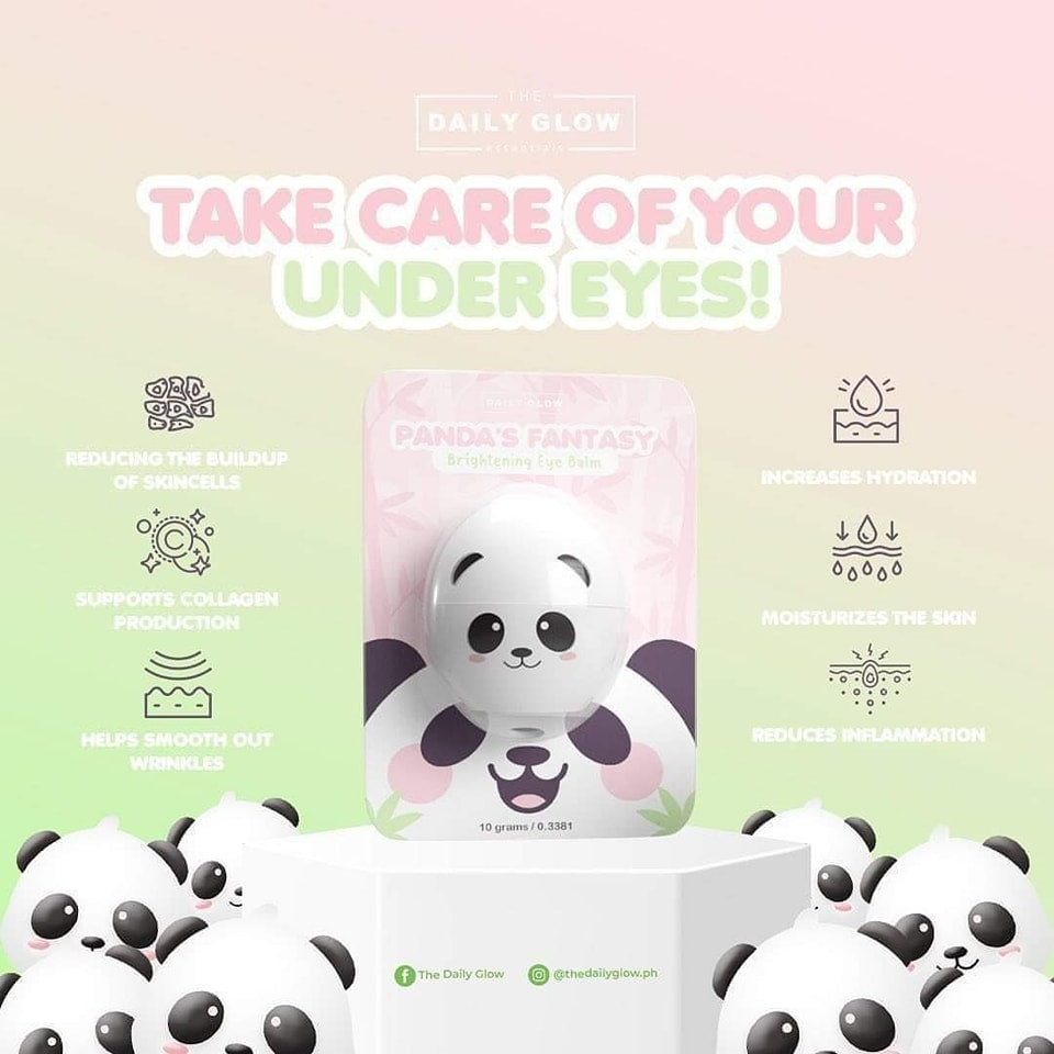 The Daily Glow Panda's Fantasy Brightening Eye Balm 10g