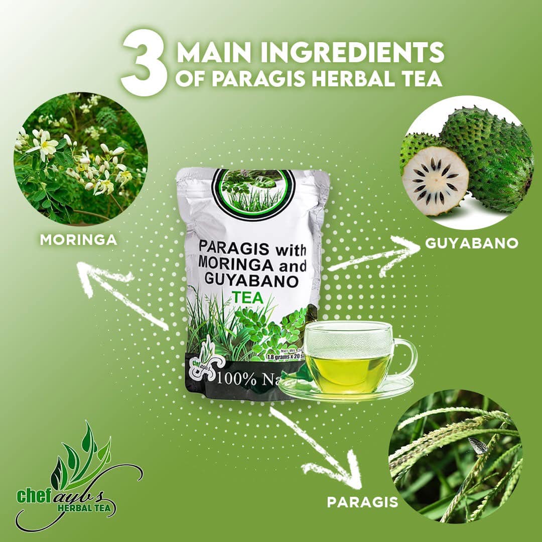 Paragis with Moringa and Guyabano Tea 20sachetsX1.8grams