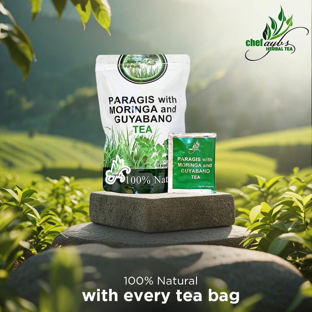 Paragis with Moringa and Guyabano Tea 20sachetsX1.8grams – Bee Beauty ...