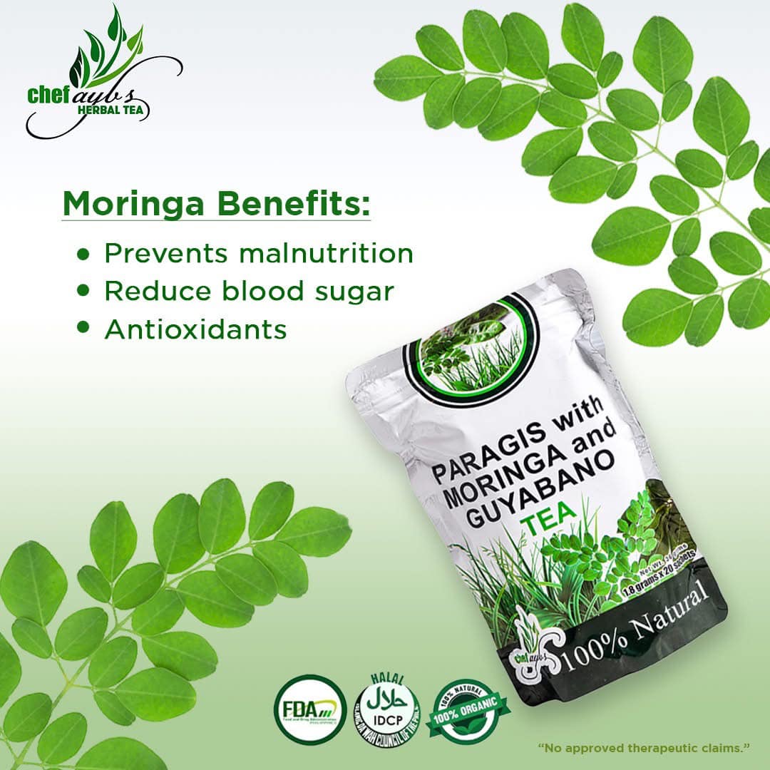 Paragis with Moringa and Guyabano Tea 20sachetsX1.8grams