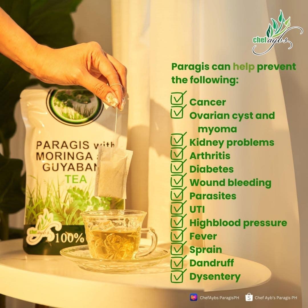 Paragis with Moringa and Guyabano Tea 20sachetsX1.8grams