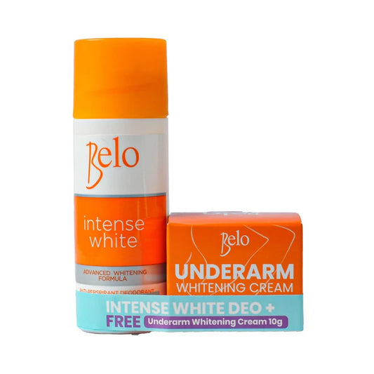 Belo Intense White Deo 40g Free Belo Underarm Whitening Cream 10g
