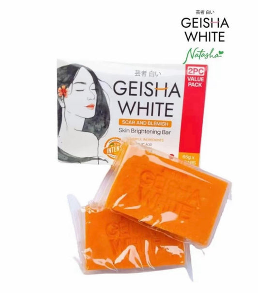 GEISHA White Scar and Blemish Skin Brightening Soap 2pc