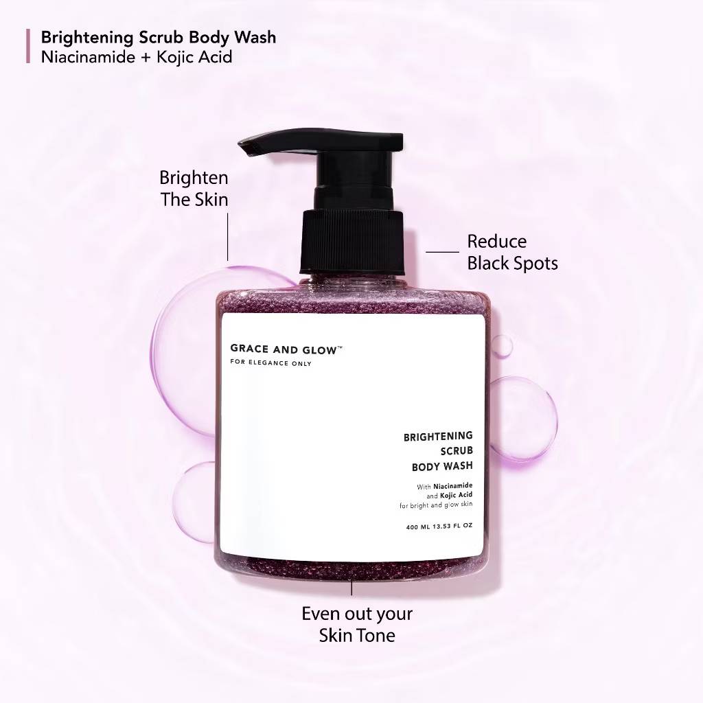 Grace and Glow Brightening Scrub Body Wash 400mL