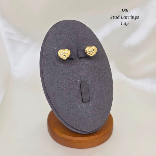Heart Stud Earrings