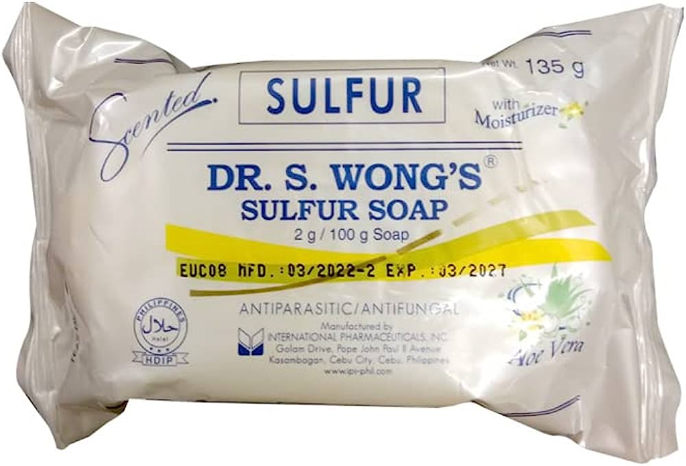 Dr. S. Wong's Sulfur Soap 135g with Aloe Vera