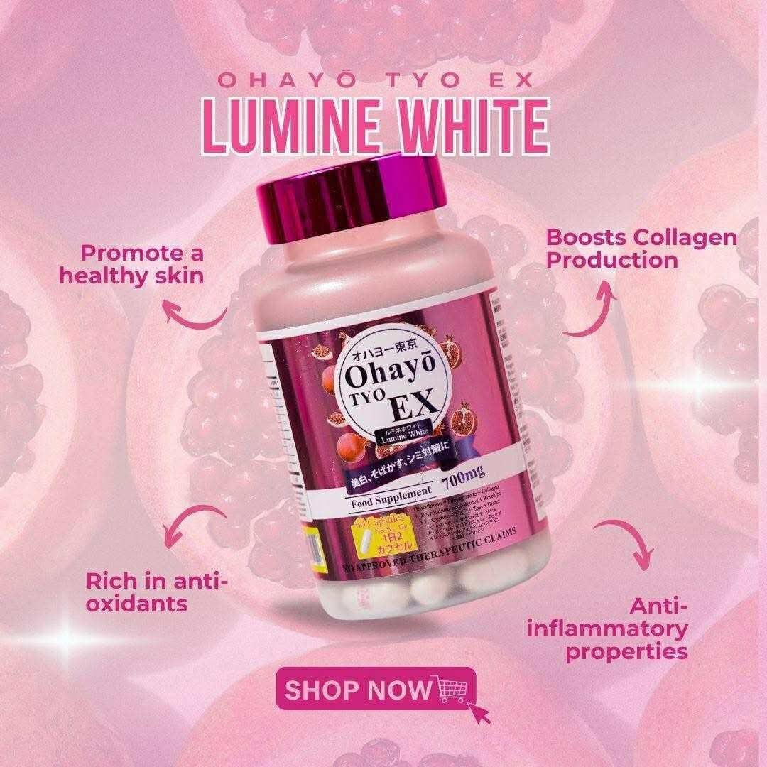 OHAYO TYO EX Lumine White 700mg 60caps
