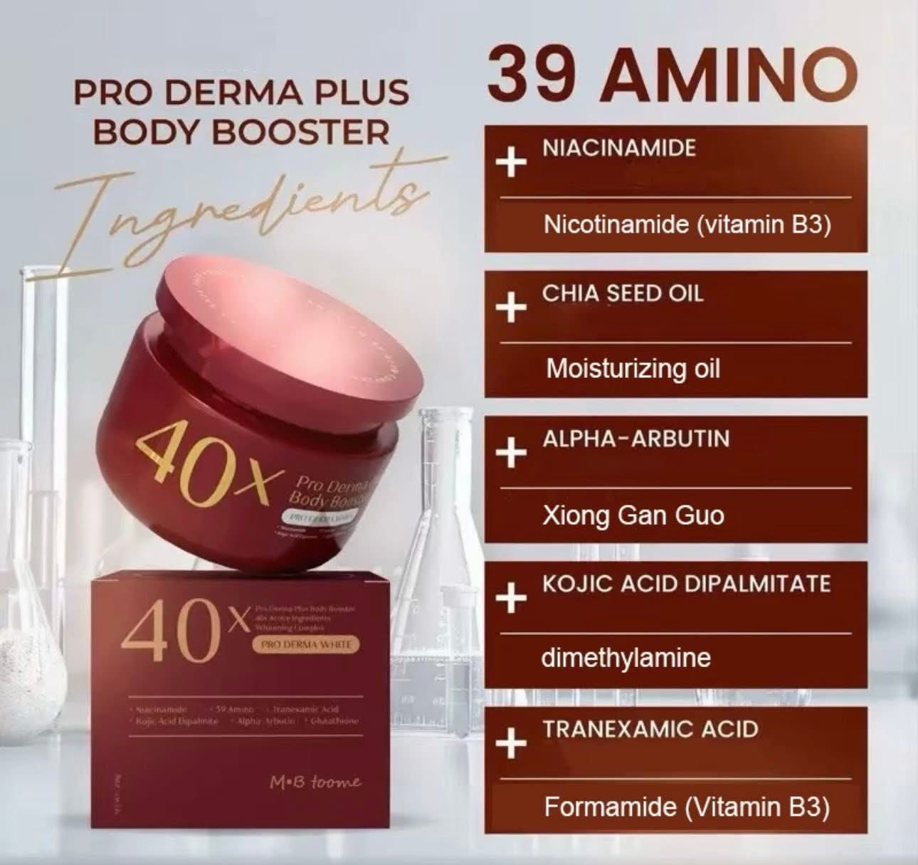 JENNIE MOON 40X Pro Derma Plus Body Booster