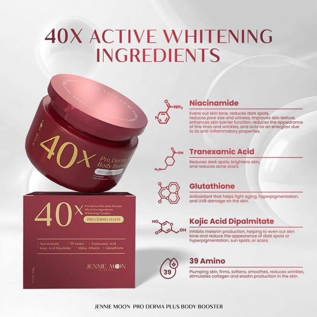 JENNIE MOON 40X Pro Derma Plus Body Booster