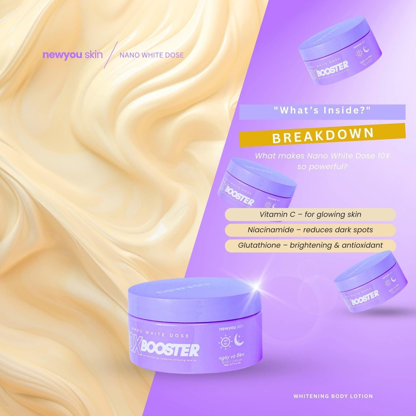 Newyou Skin Nano White Dose 10x Booster 230grams