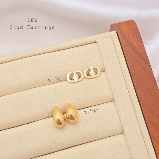 CD Stud Earrings