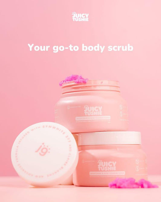 Juicy Tushie Brightening and Acne Scrub 200ml