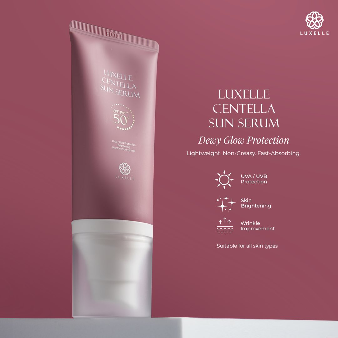 Luxelle Centella Sun Serum SPF 50+ PA++++ 50mL