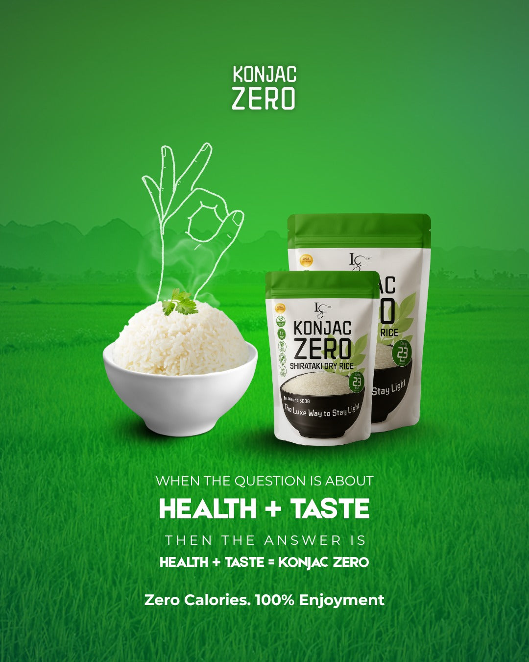 Luxe Slim Konjac Zero Shirataki Dry Rice