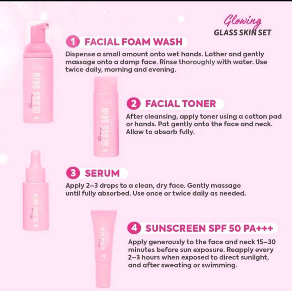 CC Glowming Glass Skin Set