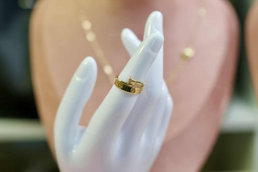 Cartier Nail Ring with Stone