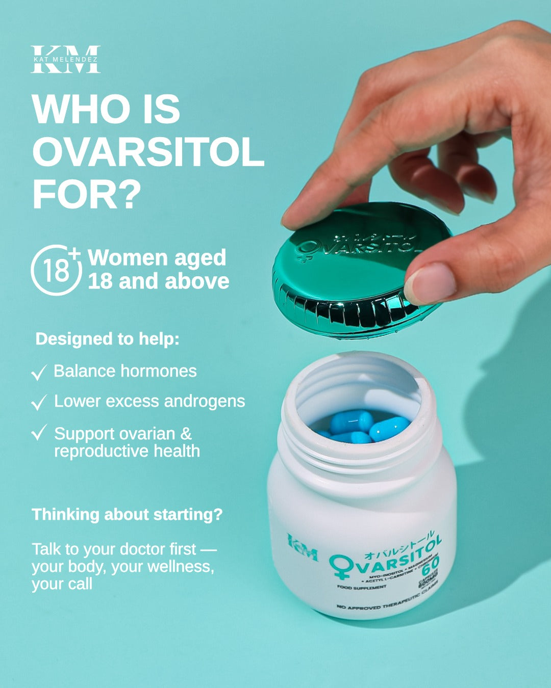 KM Ovarsitol 600mg / 60caps