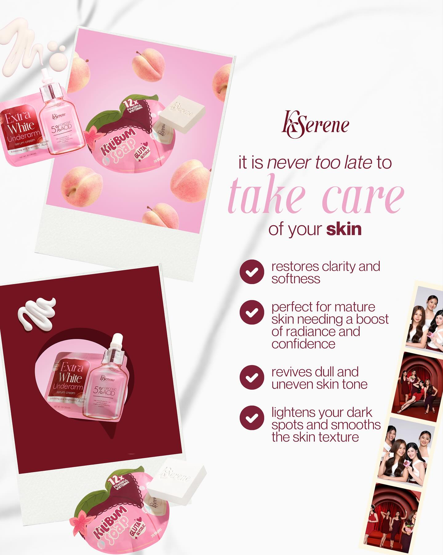 KSerene Extra White Underarm Serum Cream 30g
