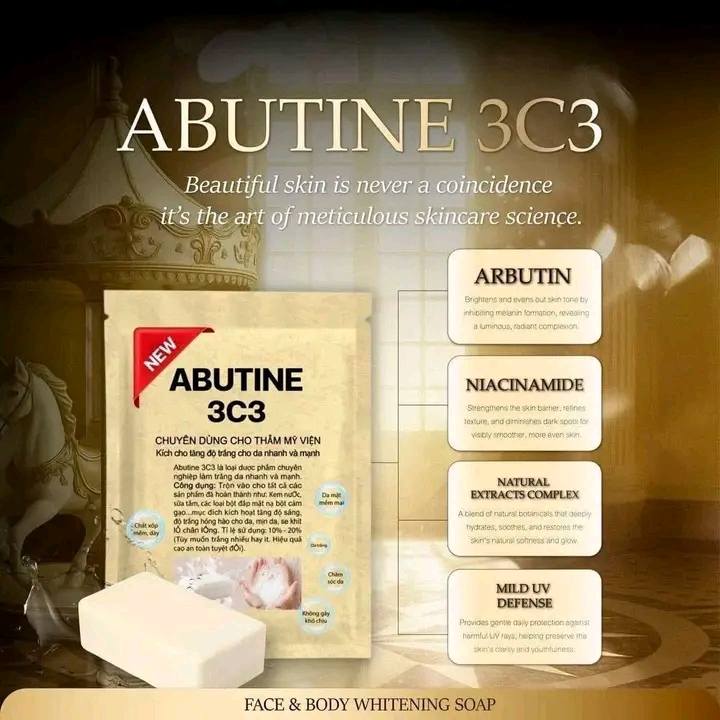 Abutine 3C3 Face & Body Whitening Soap 80g