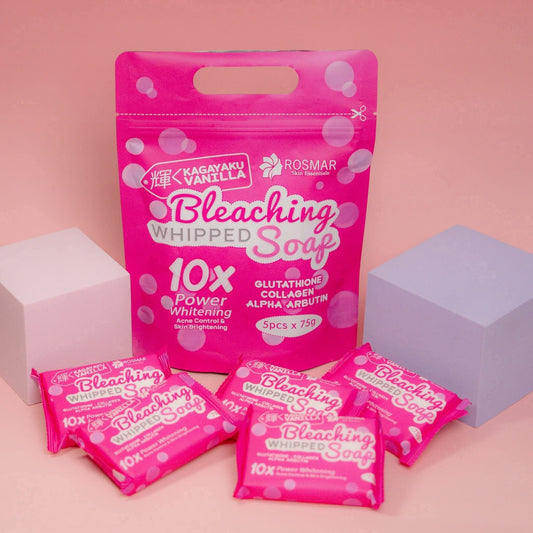 Rosmar Kagayaku Vanilla Bleaching Whipped Soap 5x75g