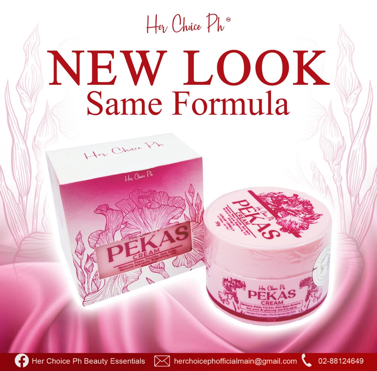 Her Choice Ph Pekas Remover Cream 50g