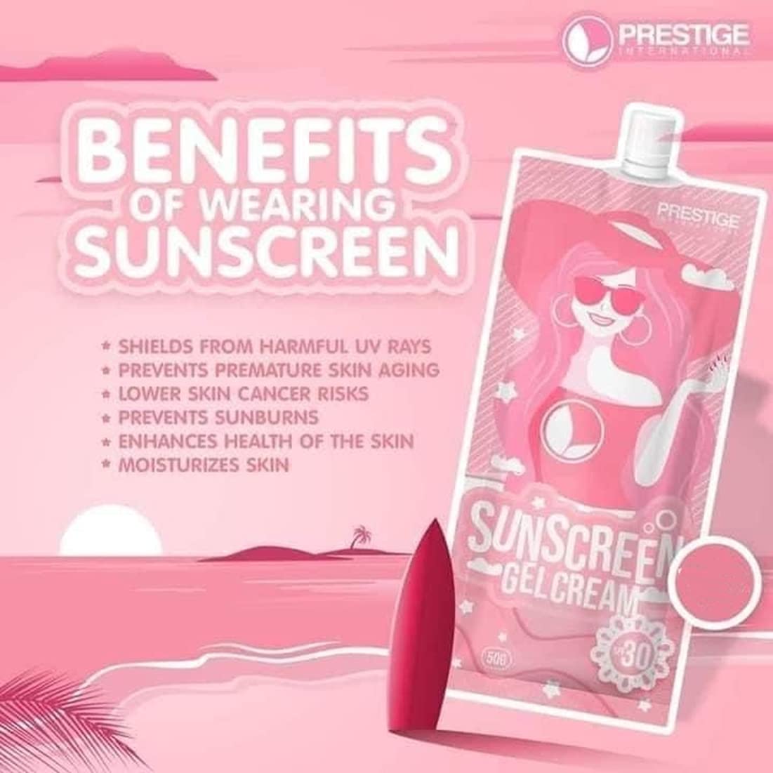 Prestige Sunscreen Gel Cream SPF30