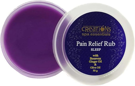 Creations Spa Essentials Pain Relief Rub – Sleep Lavender Scent 50g