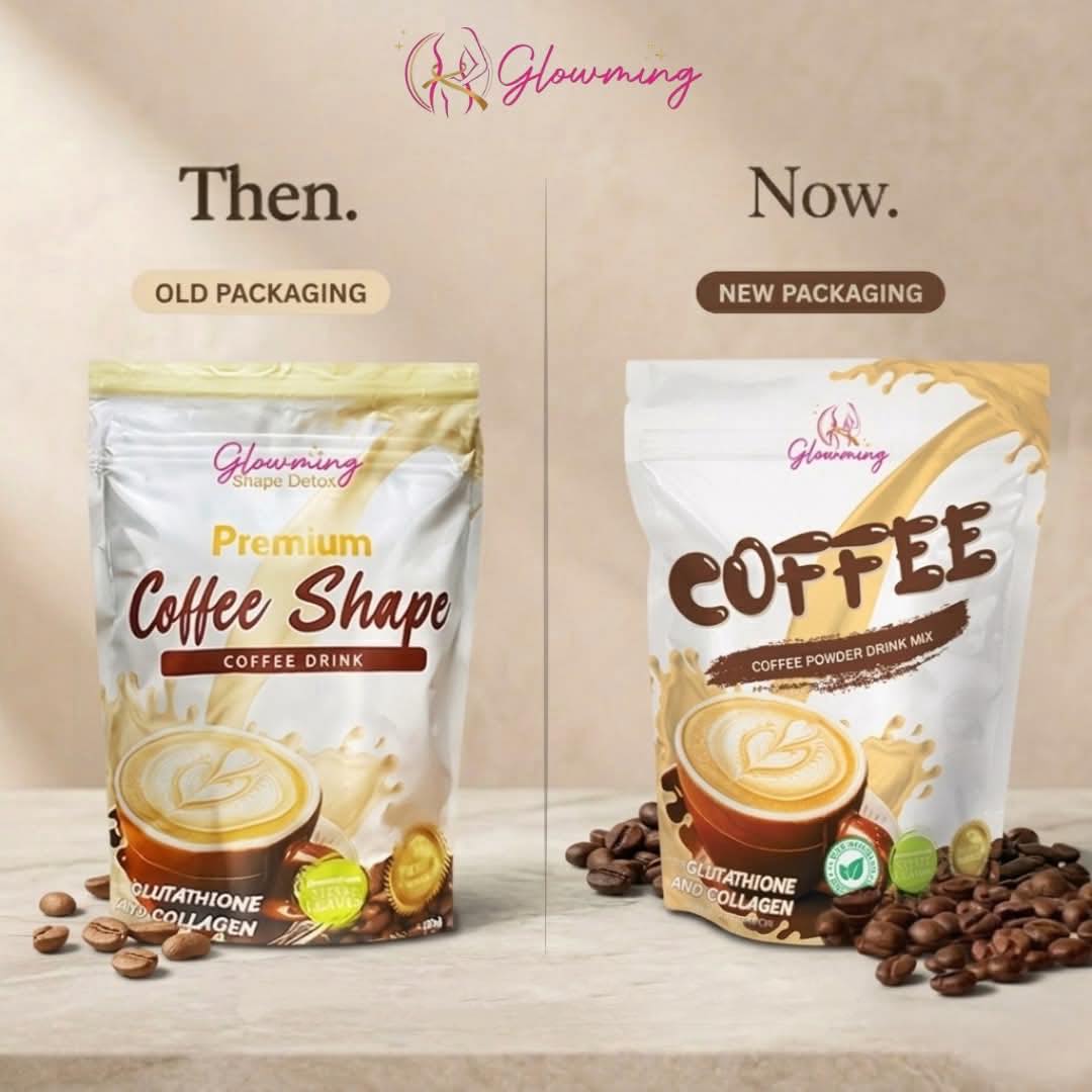 Glowming Shape Detox Premium Coffee Shape with Glutathione and Collagen (20g x 10sachets)