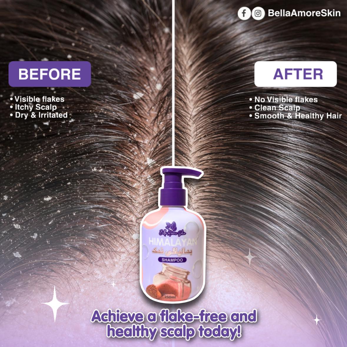 Bella Amore Skin Himalayan Shampoo 250mL