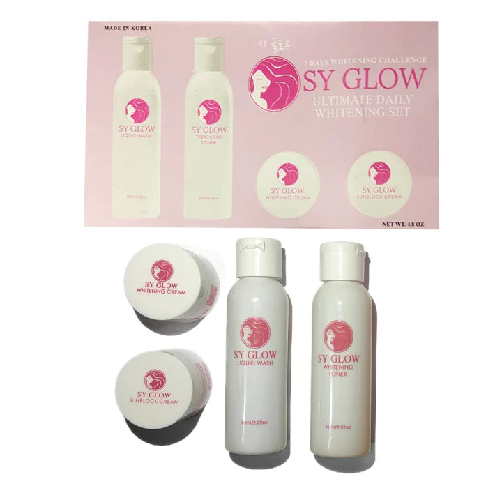 SY Glow Ultimate Daily Whitening Set ( Made in Korea)