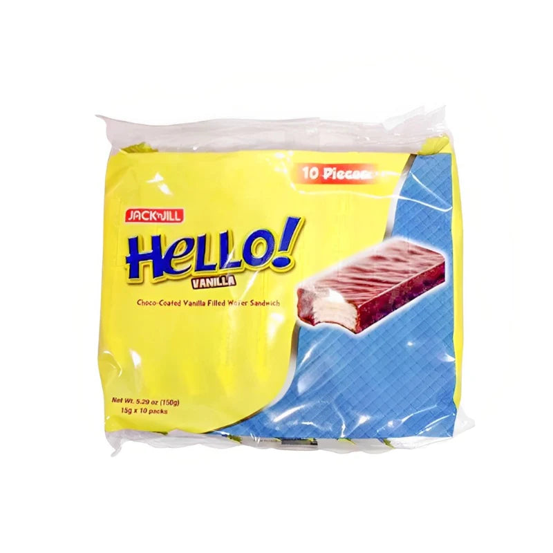 Jack N Jill Hello Wafer Vanilla 10 Pieces