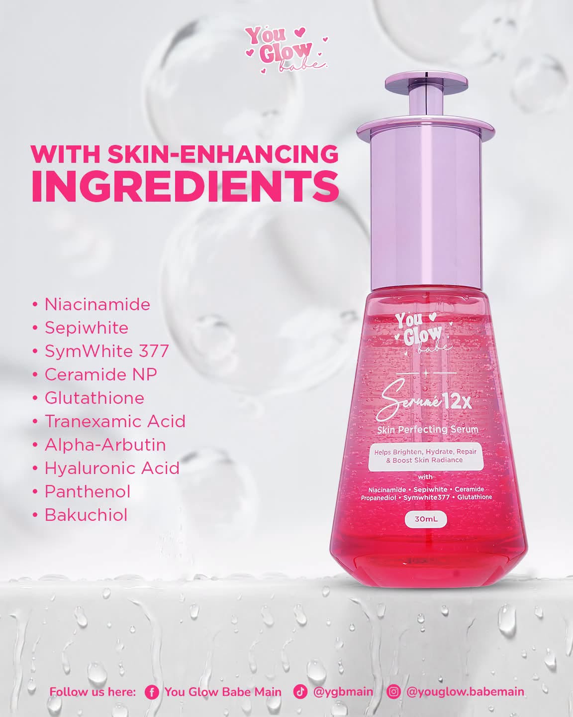 You Glow Babe Serume 12X Skin Perfecting Serum 30mL