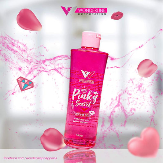 Wonderline Pinky Secret Feminine Wash (Hyaluronic Acid + Collagen) 150 ml