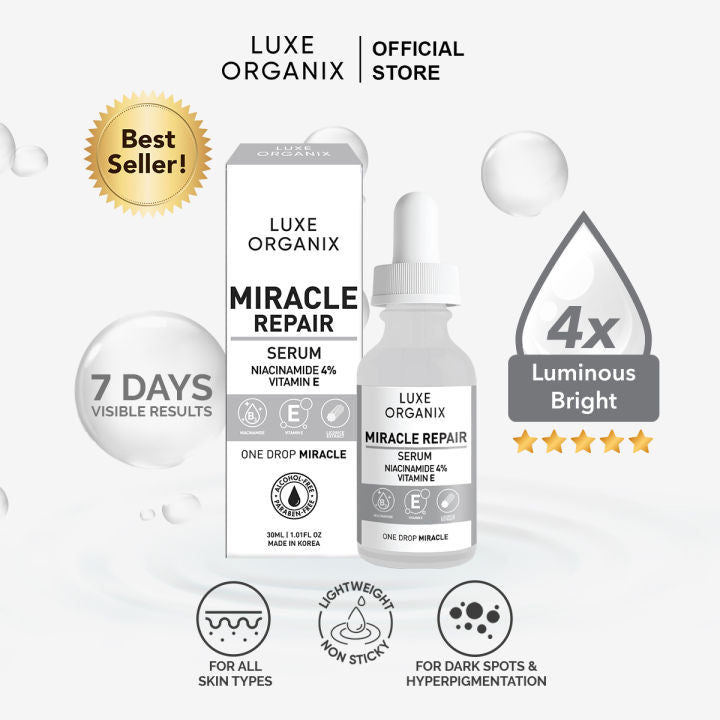 Luxe Organix Miracle Repair Luminous Bright Serum 30mL