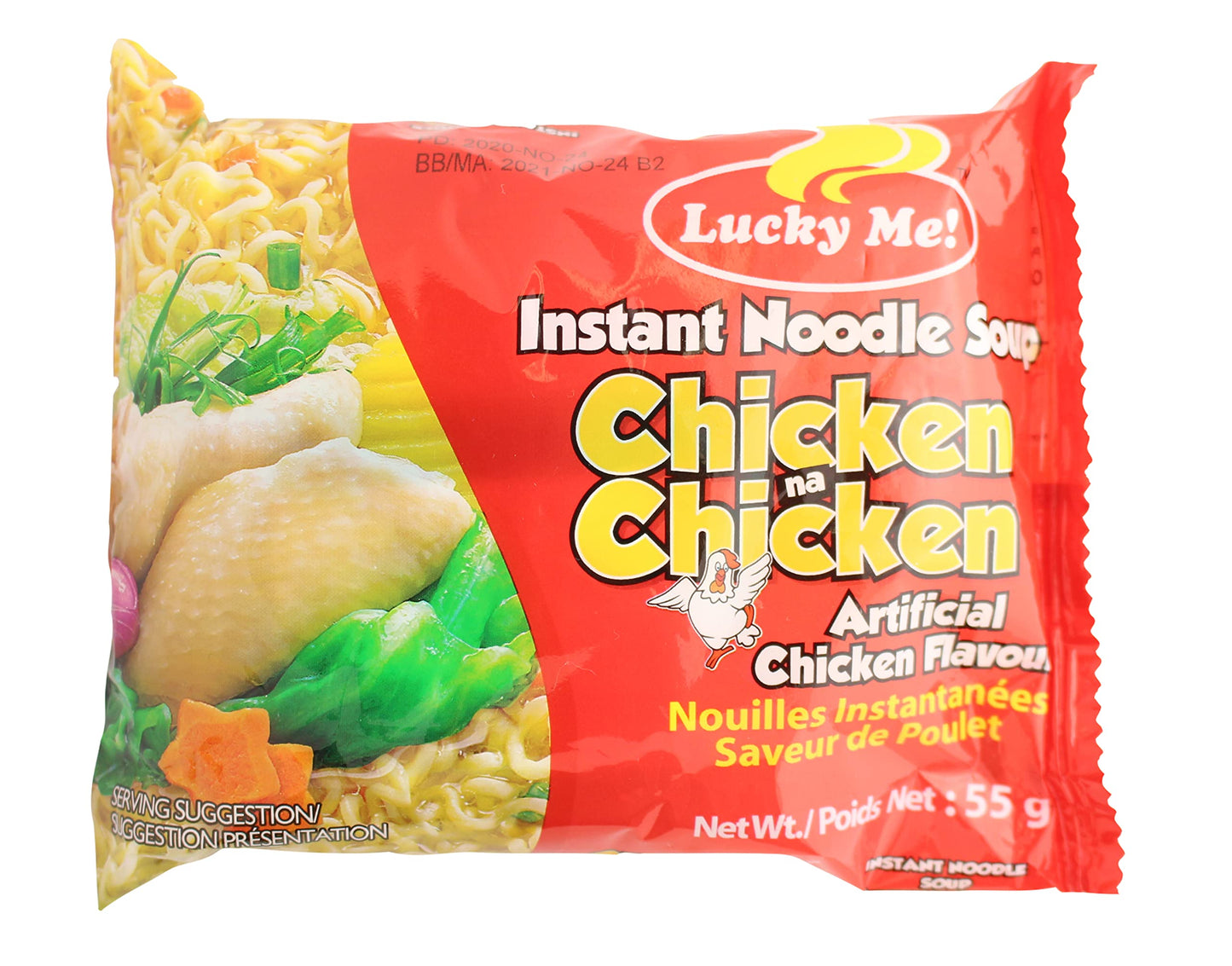 Lucky Me Chicken na Chicken 55g