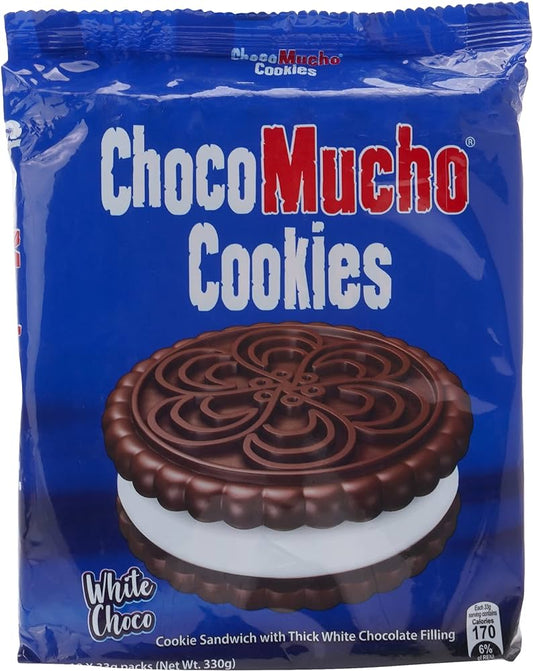 Choco Mucho Cookies White Choco 33gX10's