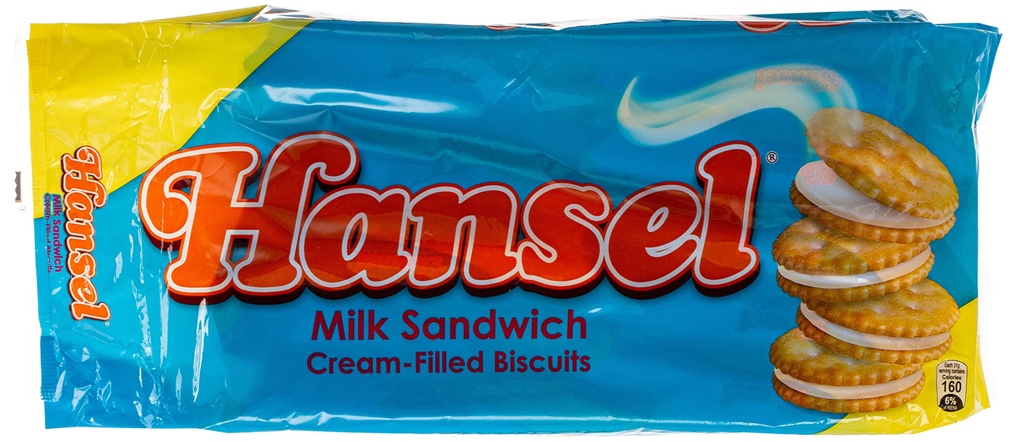 Hansel Milk Sandwich Cream-Filled Biscuits 31gX10's