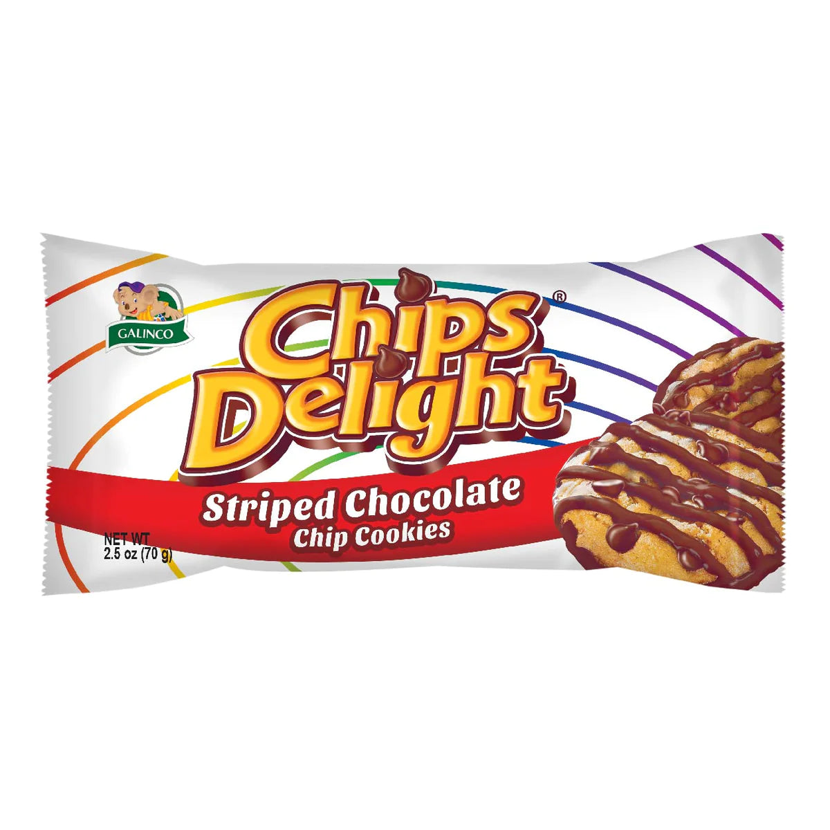 Chips Delight Striped Chocolate Cookies 70g