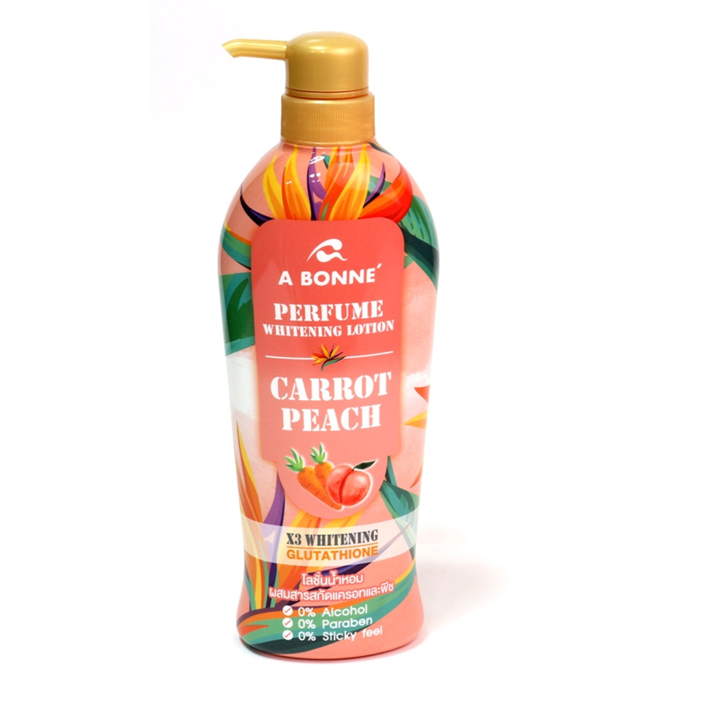 A Bonne' Perfume Whitening Lotion Peach Carrot 500mL