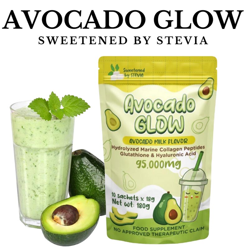 Sweetened by Stevia Avocado Glow Milk Flavor (18g x 10 sachets)