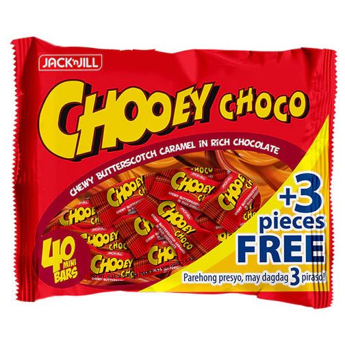 Chooey Choco Chewy Caramel Chocolate 40pcs